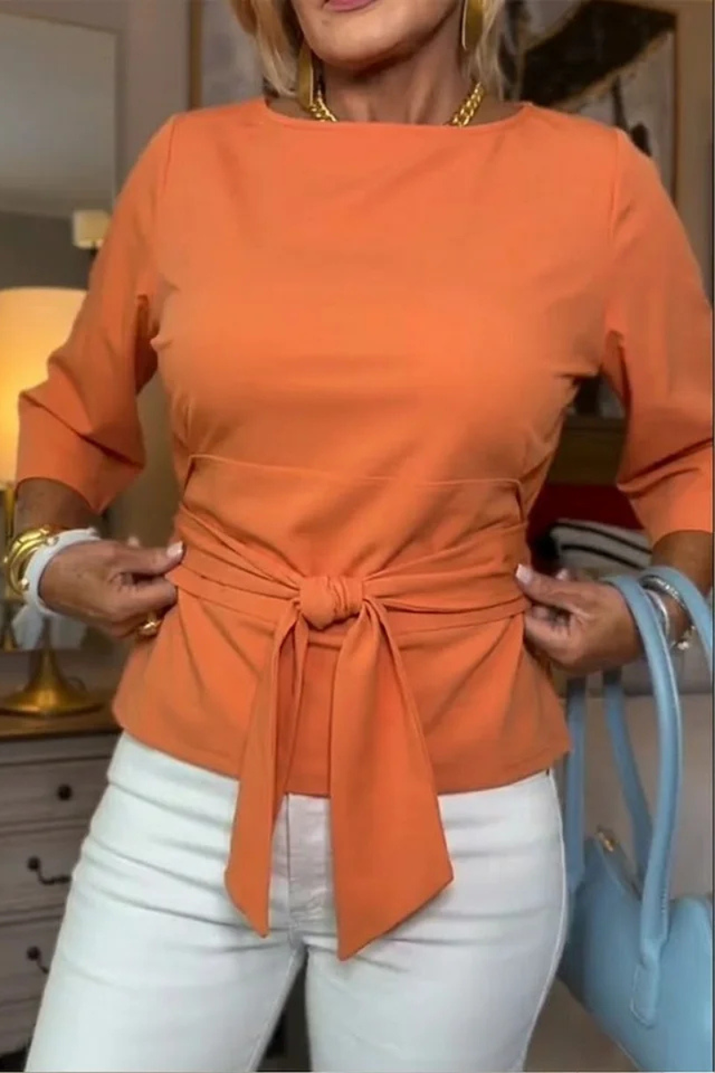 Daria | Top Elegante con Lazo en la Cintura