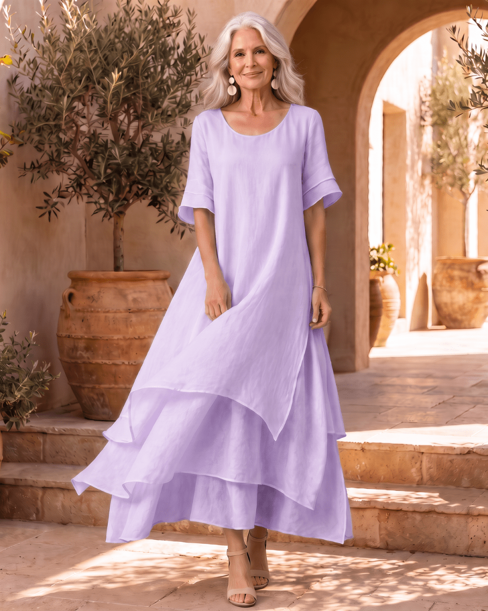 Marta | Vestido Maxi Fluido - Isabel de Sevilla