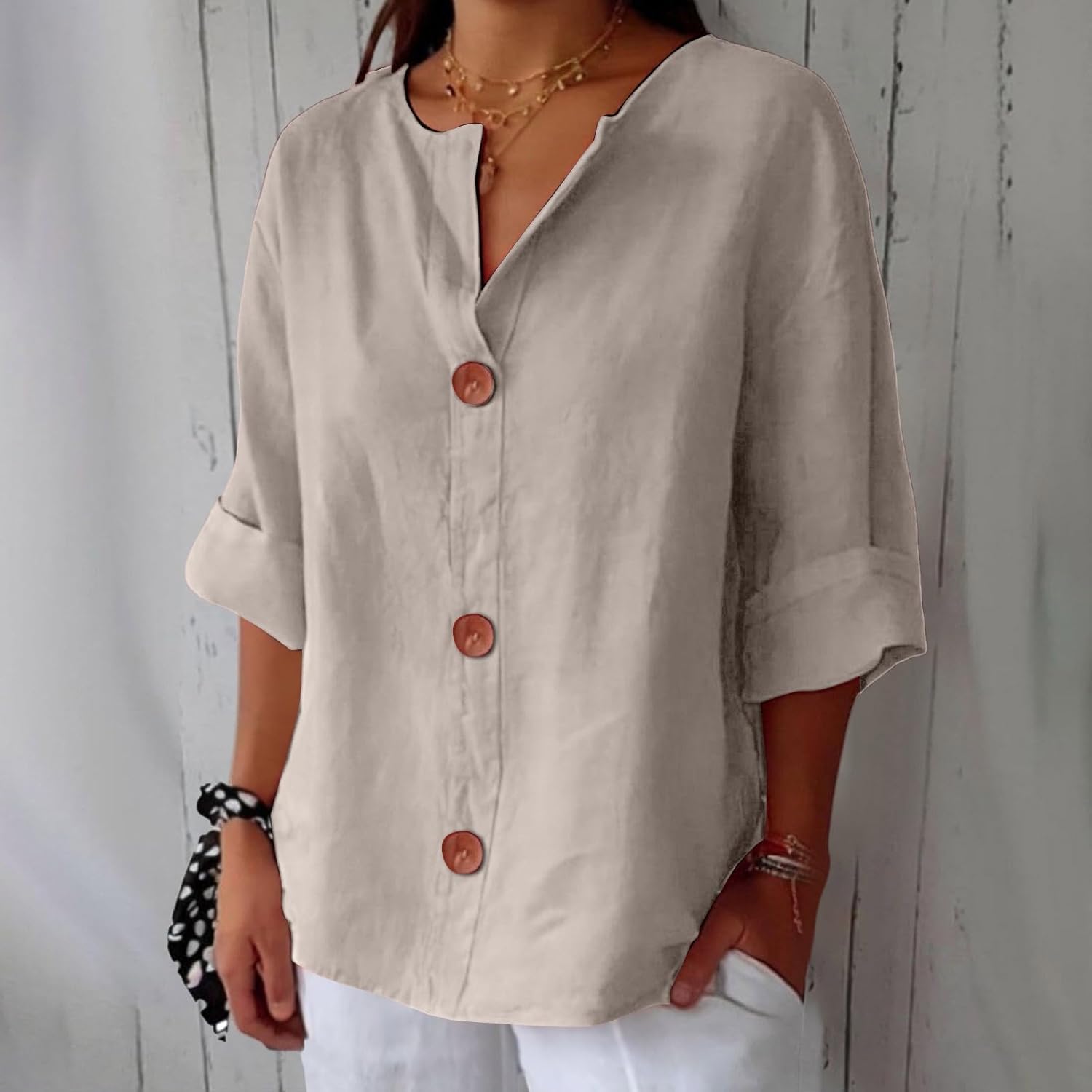 Noa | Blusa de lino informal