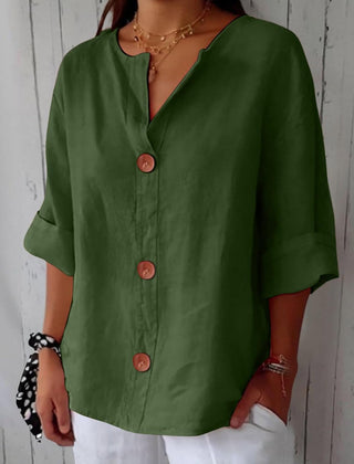 Noa | Blusa de lino informal - Isabel de Sevilla
