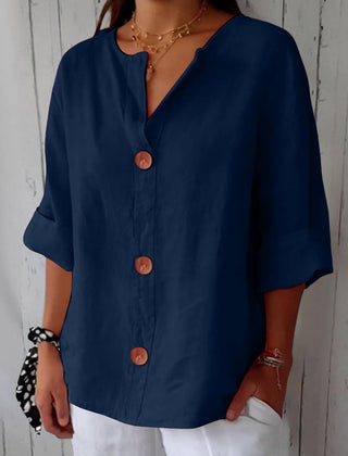 Noa | Blusa de lino informal - Isabel de Sevilla