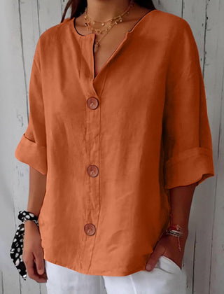 Noa | Blusa de lino informal - Isabel de Sevilla