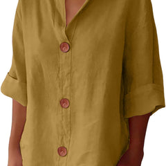 Noa | Blusa de lino informal - Isabel de Sevilla