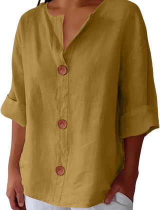 Noa | Blusa de lino informal - Isabel de Sevilla