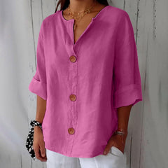 Noa | Blusa de lino informal - Isabel de Sevilla