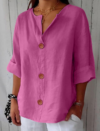 Noa | Blusa de lino informal - Isabel de Sevilla