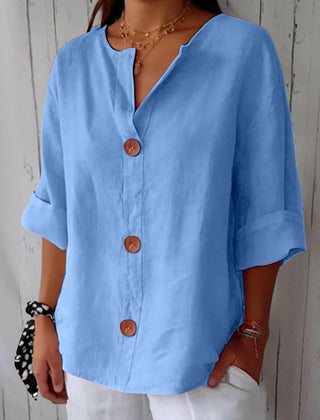 Noa | Blusa de lino informal - Isabel de Sevilla