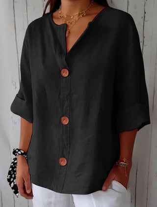 Noa | Blusa de lino informal - Isabel de Sevilla
