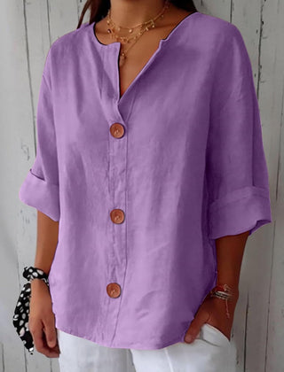 Noa | Blusa de lino informal - Isabel de Sevilla