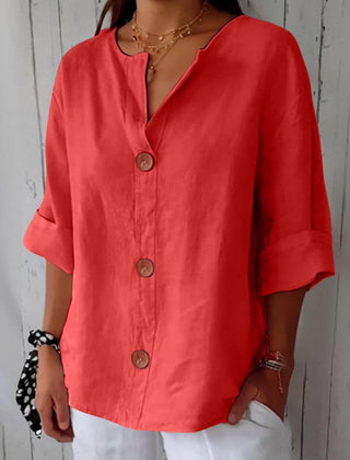Noa | Blusa de lino informal - Isabel de Sevilla
