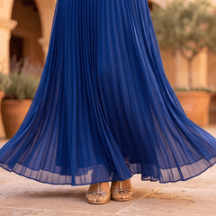 Valentina | Vestido Maxi Plisado de Caída Elegante - Isabel de Sevilla