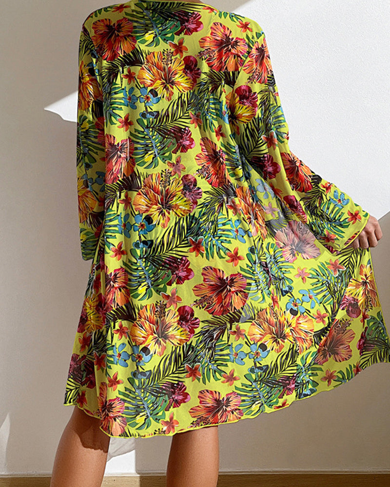 Patricia | Bikini con Cover-Up Floral