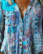 Alma | Camisa artística con estampado floral