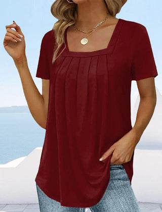 Alba | Blusa fluida con escote cuadrado - Isabel de Sevilla