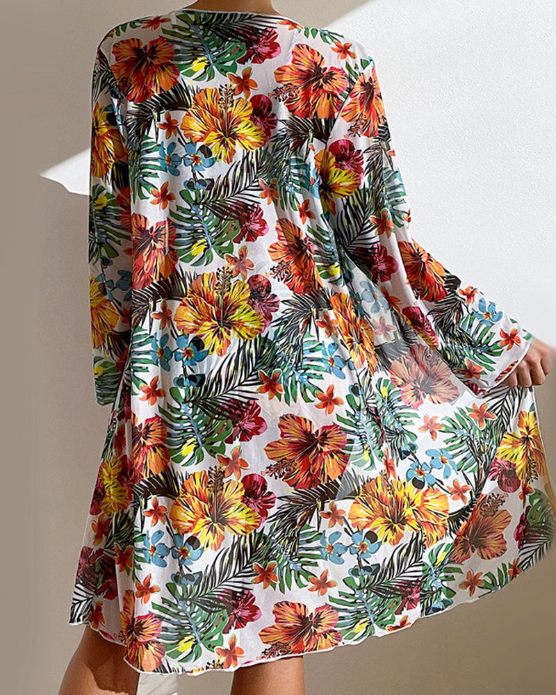 Patricia | Bikini con Cover-Up Floral