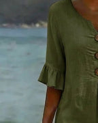Lucía | Vestido de lino elegante