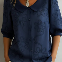 Celeste | Blusa ligera floral de elegancia natural - Isabel de Sevilla