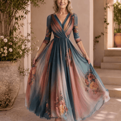María | Vestido Maxi Floral Bohemio - Isabel de Sevilla