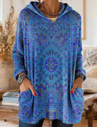 Julia | Suéter de punto con capucha y diseño acogedor - Isabel de Sevilla