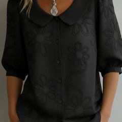 Celeste | Blusa ligera floral de elegancia natural - Isabel de Sevilla