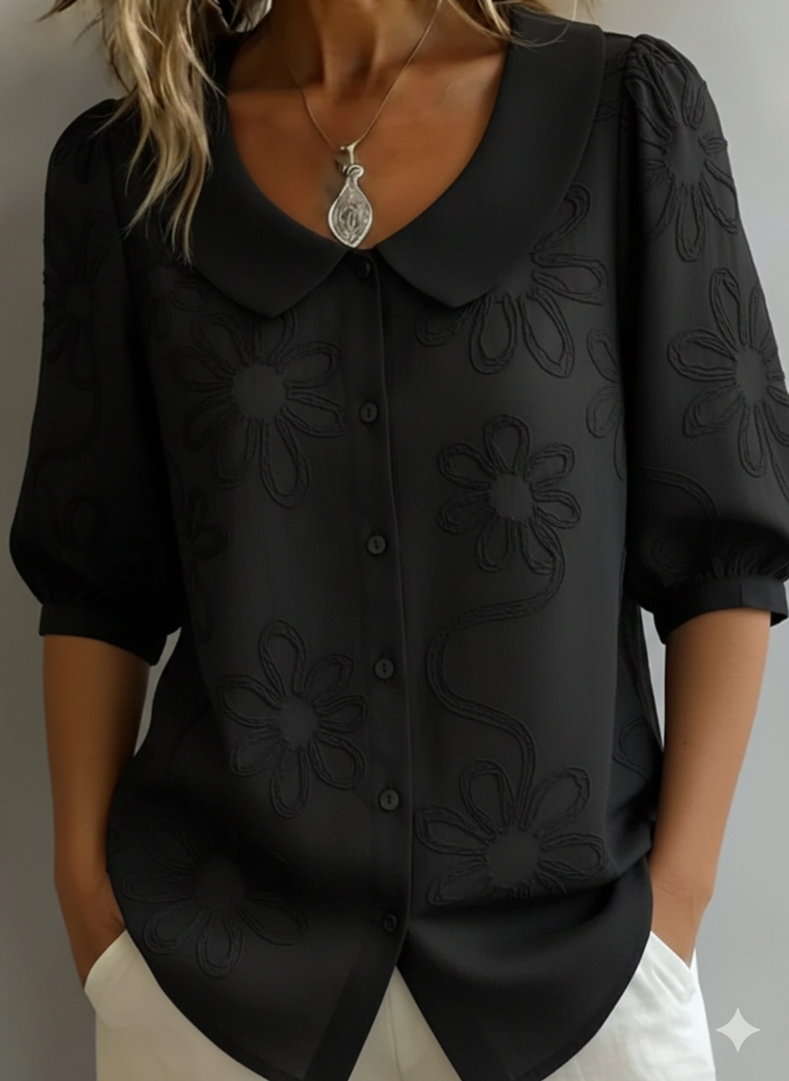 Celeste | Blusa ligera floral de elegancia natural