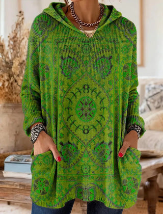 Julia | Suéter de punto con capucha y diseño acogedor - Isabel de Sevilla