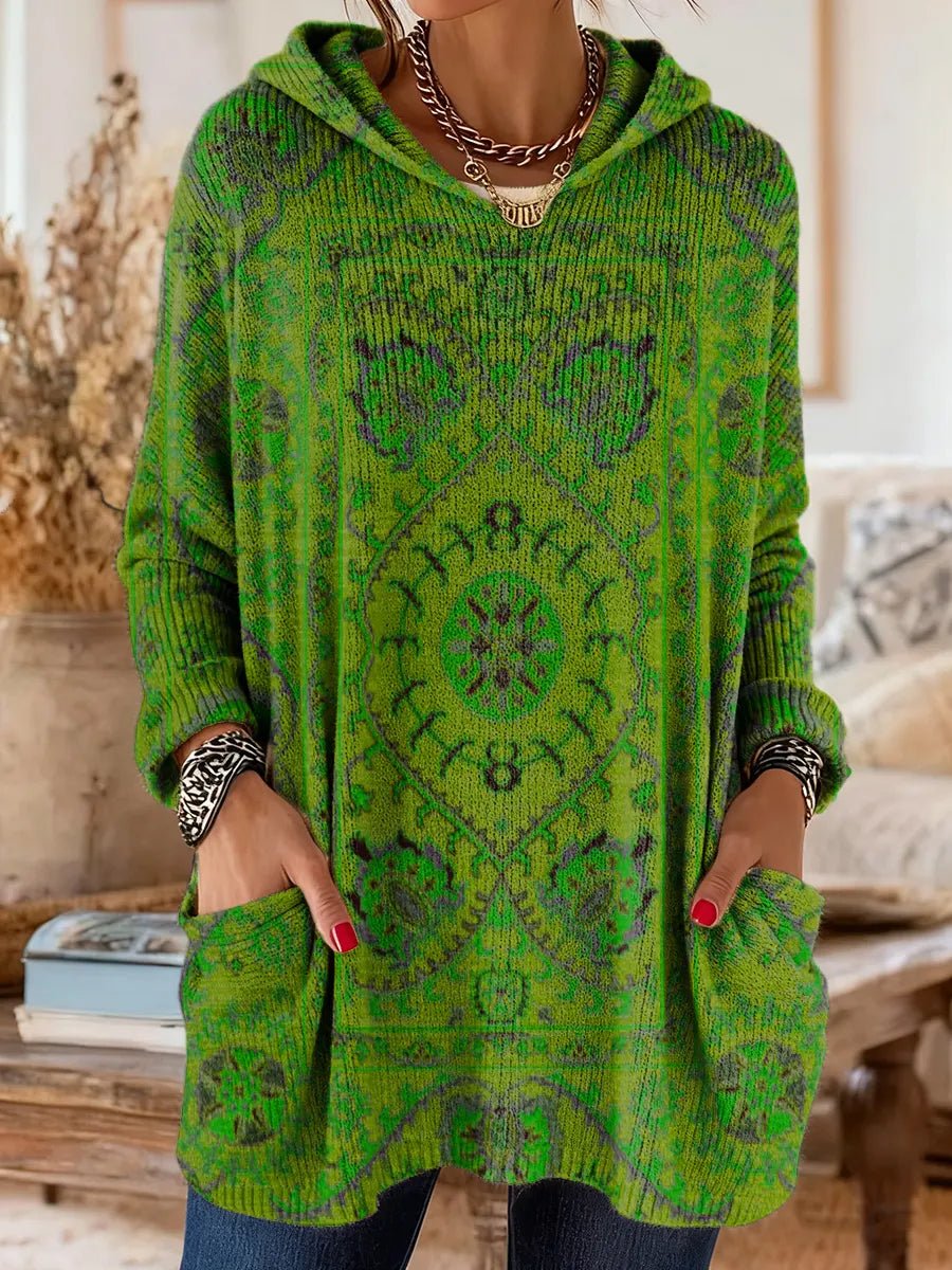 Julia | Suéter de punto con capucha y diseño acogedor - Isabel de Sevilla