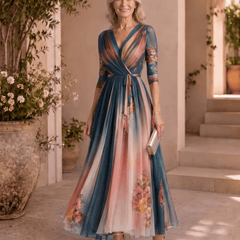María | Vestido Maxi Floral Bohemio - Isabel de Sevilla