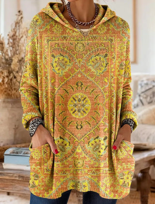 Julia | Suéter de punto con capucha y diseño acogedor - Isabel de Sevilla