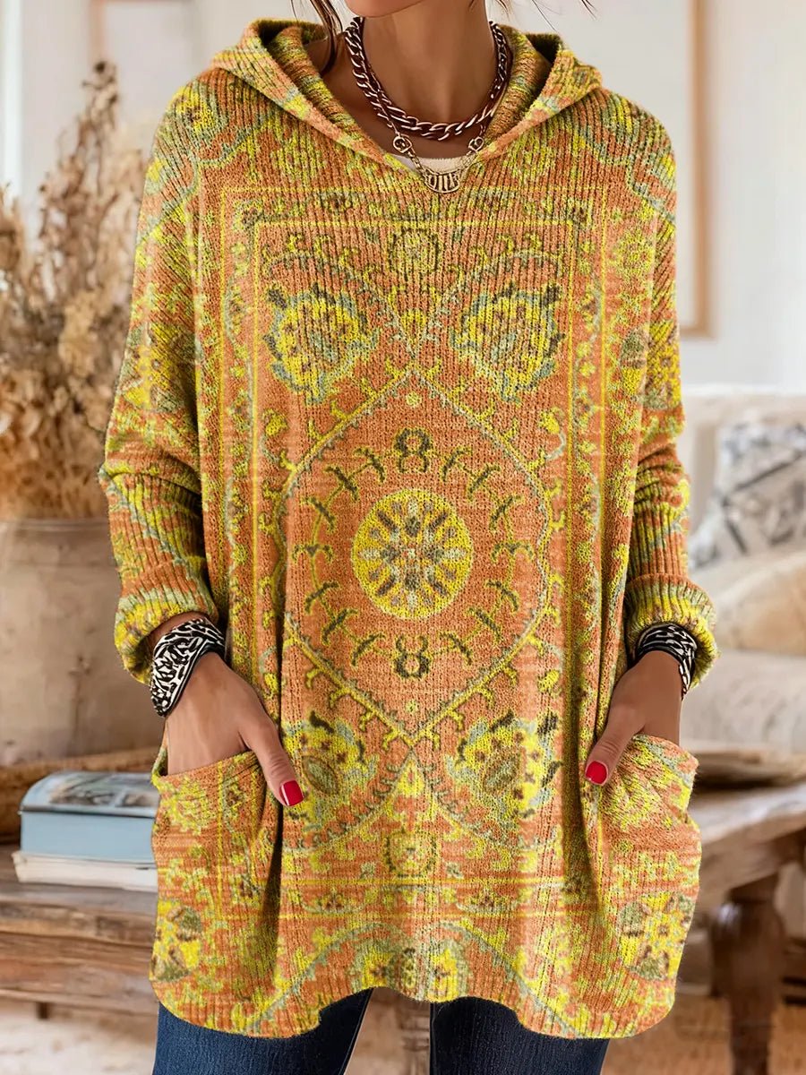 Julia | Suéter de punto con capucha y diseño acogedor - Isabel de Sevilla