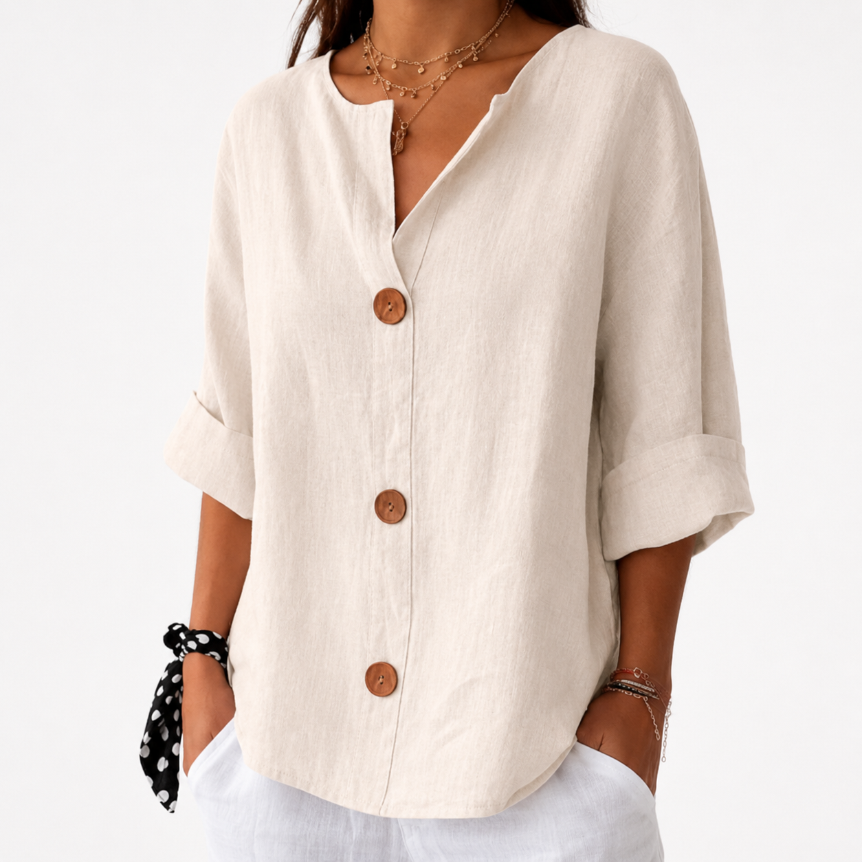 Noa | Blusa de lino informal