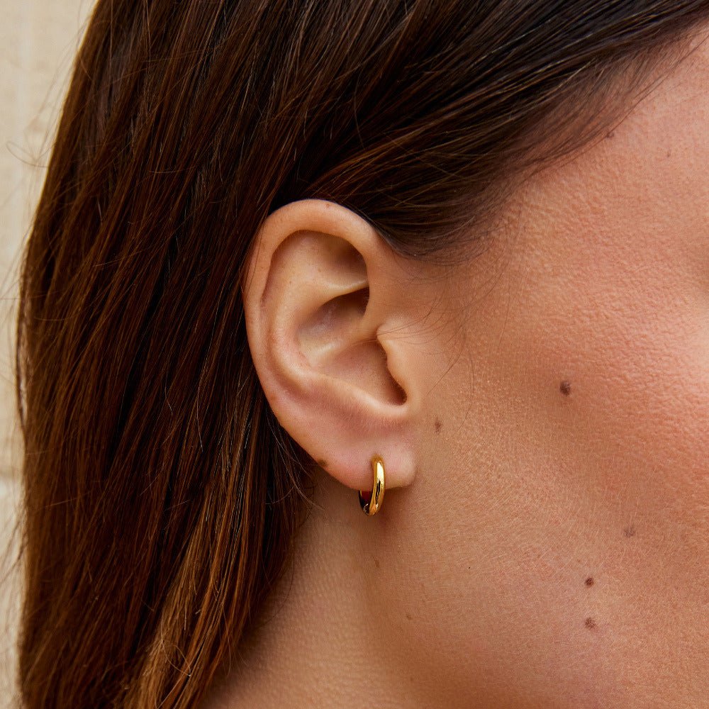 Set de Mini Aros Gold Trio (3 pares) - Isabel de Sevilla