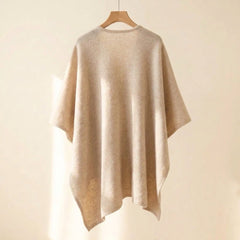 Nerea | Poncho de Punto con Lazo Decorativo - Isabel de Sevilla