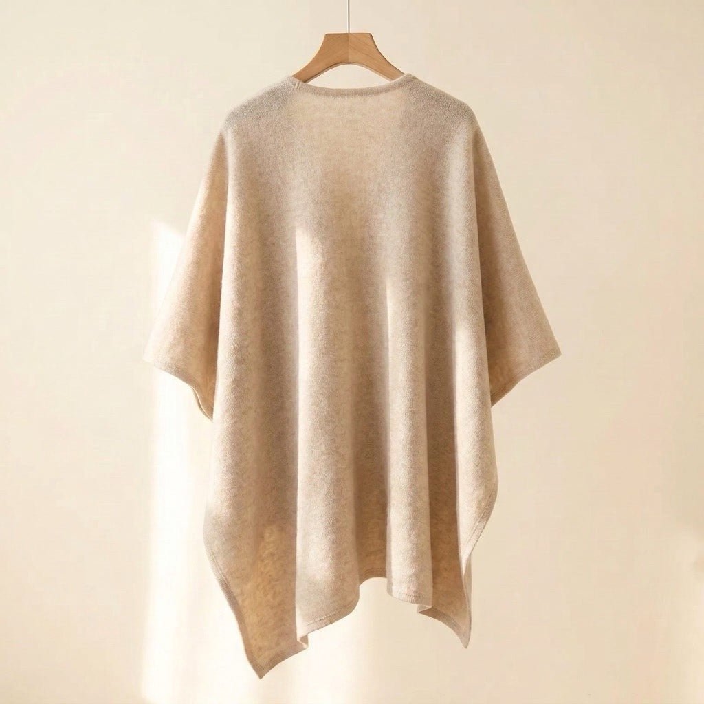 Nerea | Poncho de Punto con Lazo Decorativo - Isabel de Sevilla