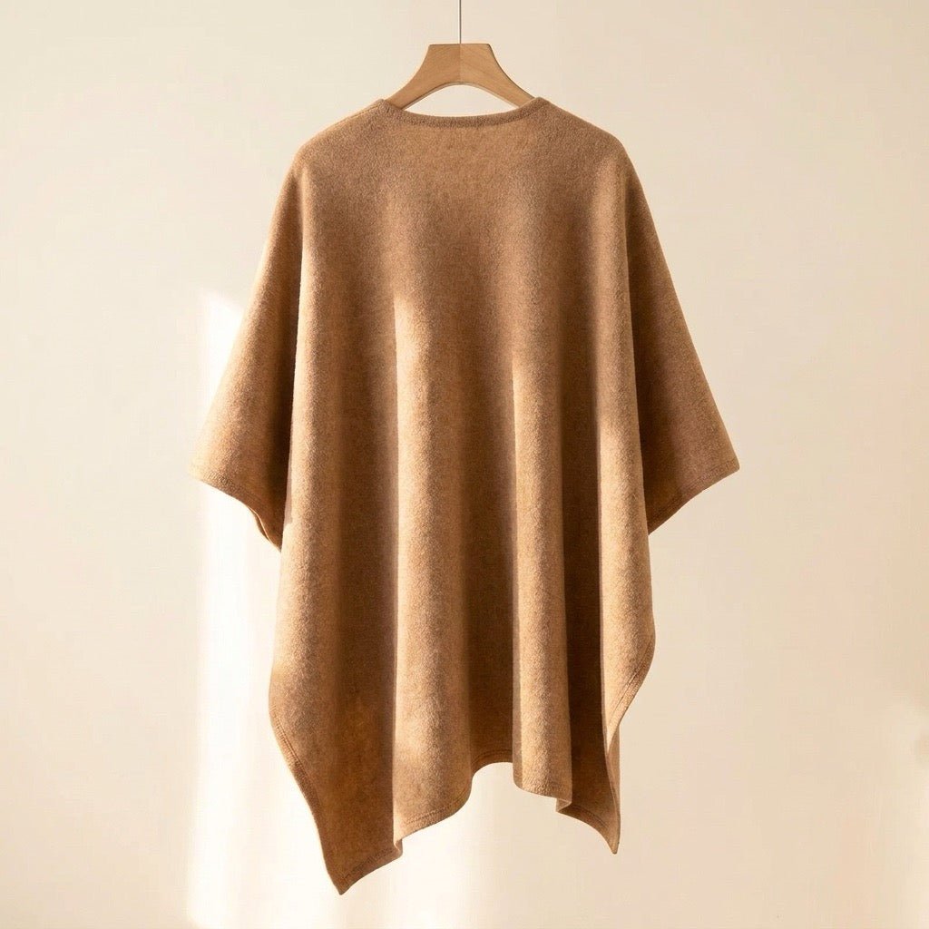Nerea | Poncho de Punto con Lazo Decorativo - Isabel de Sevilla