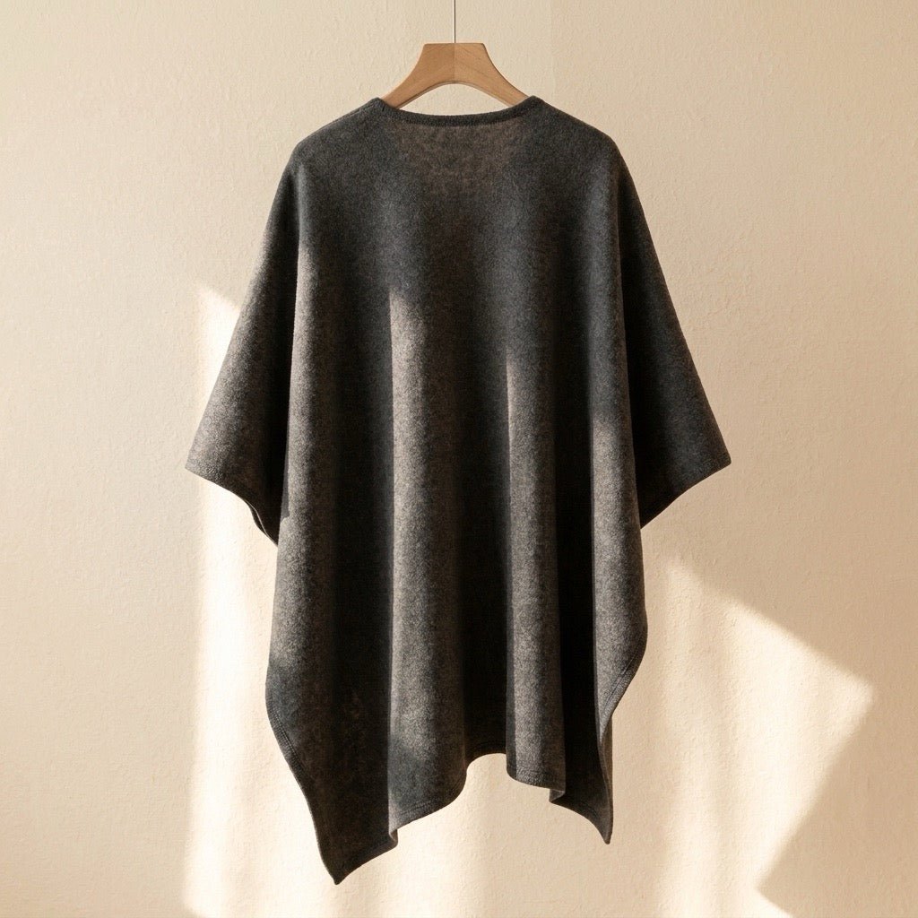Nerea | Poncho de Punto con Lazo Decorativo - Isabel de Sevilla