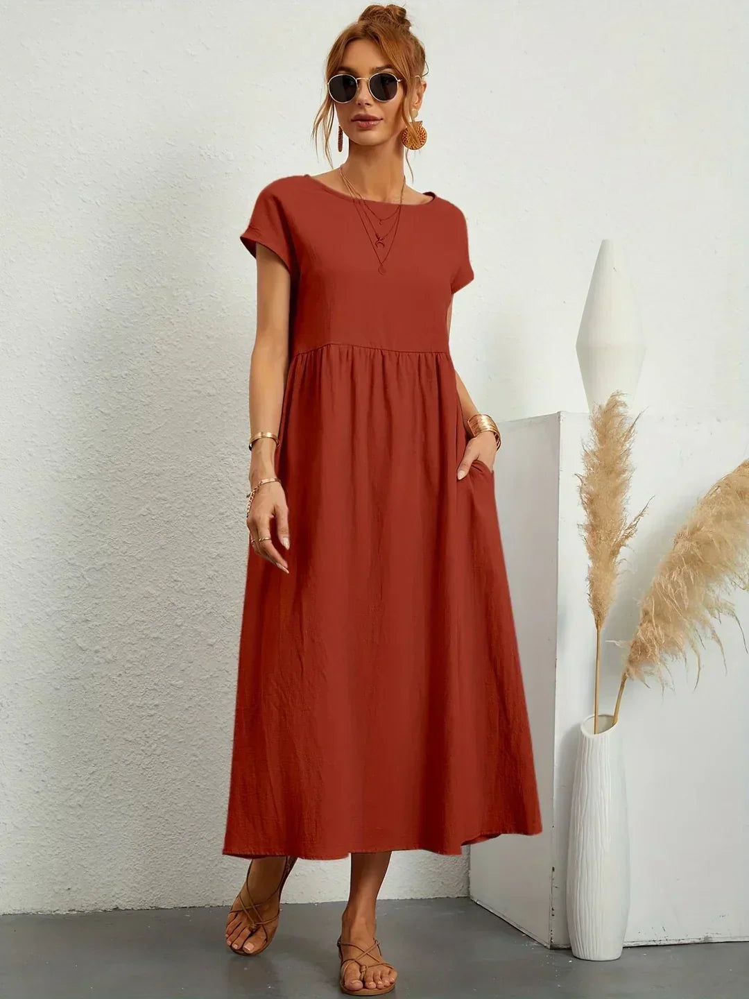 Gabriela™ | Vestido midi elegante y cómodo