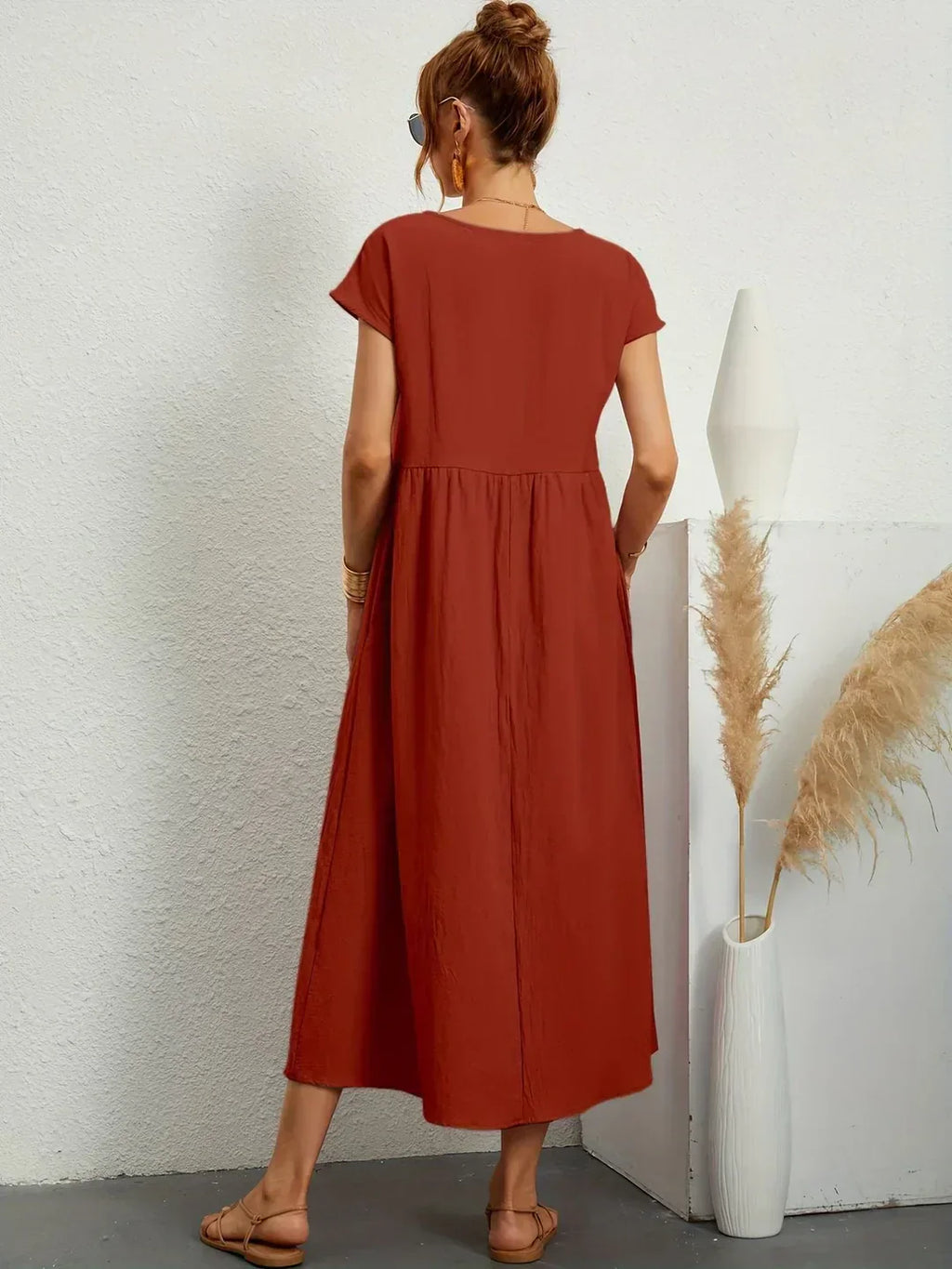 Gabriela™ | Vestido midi elegante y cómodo