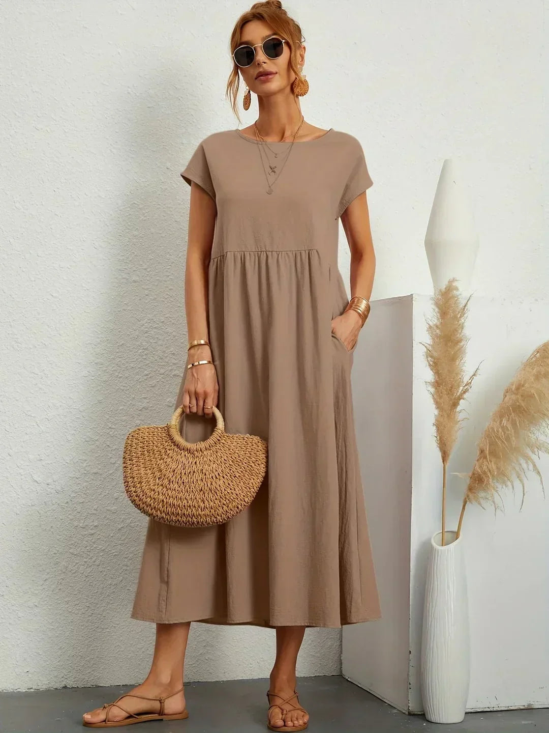 Gabriela™ | Vestido midi elegante y cómodo