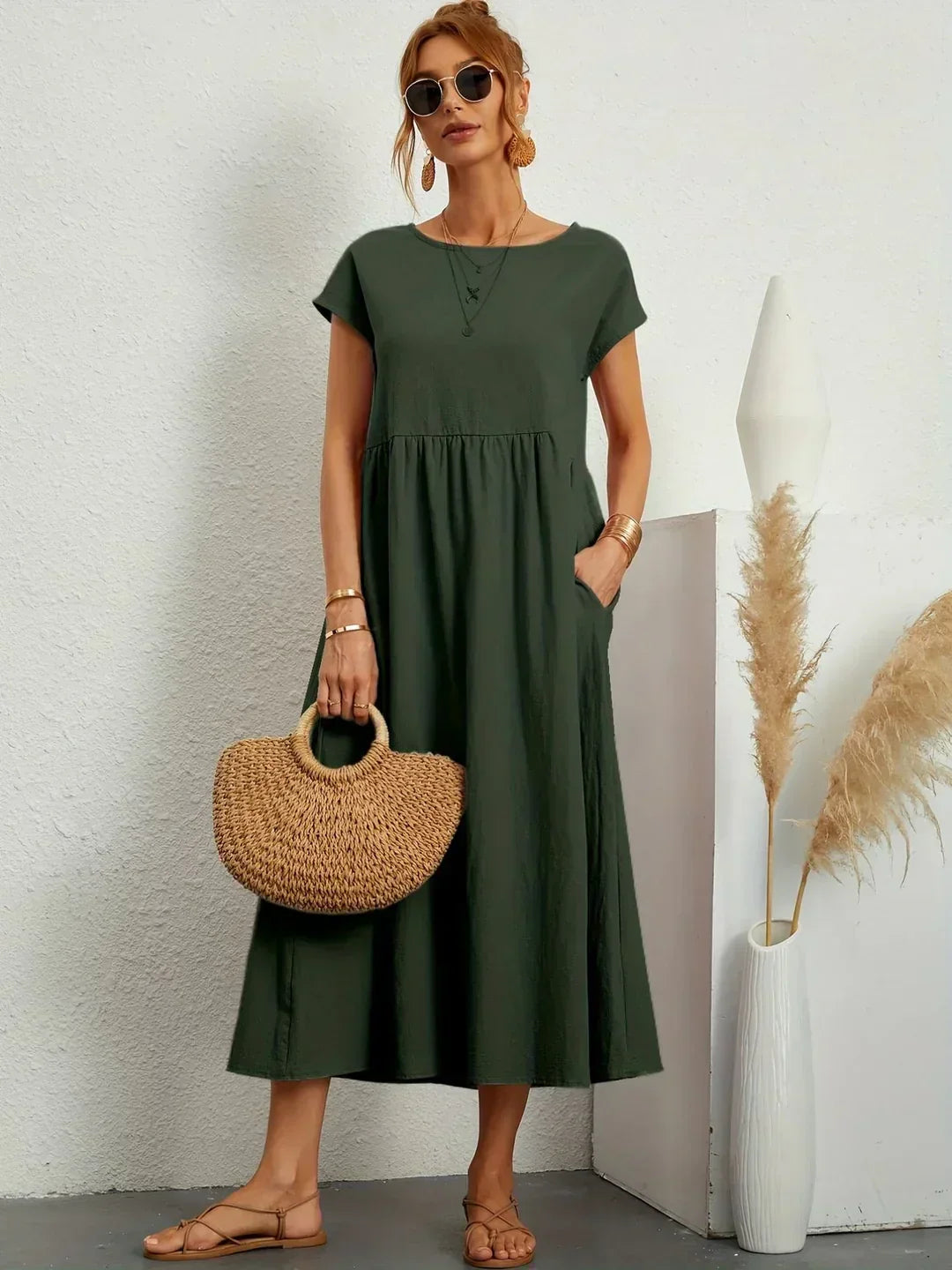 Gabriela™ | Vestido midi elegante y cómodo