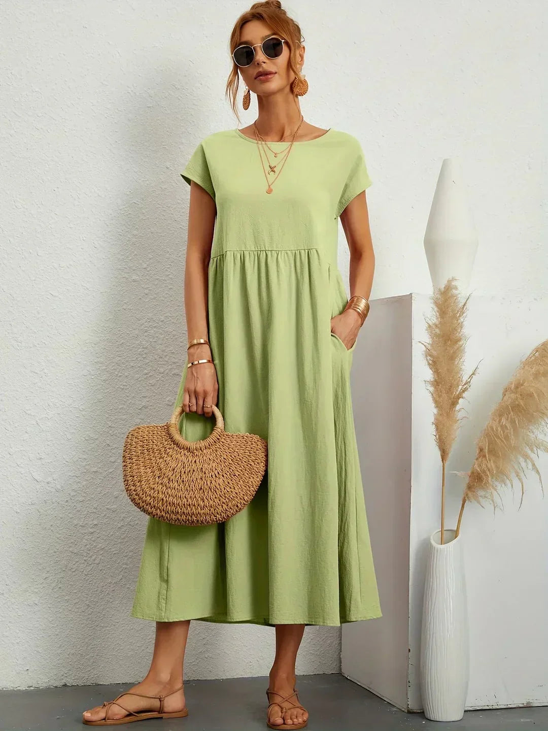 Gabriela™ | Vestido midi elegante y cómodo