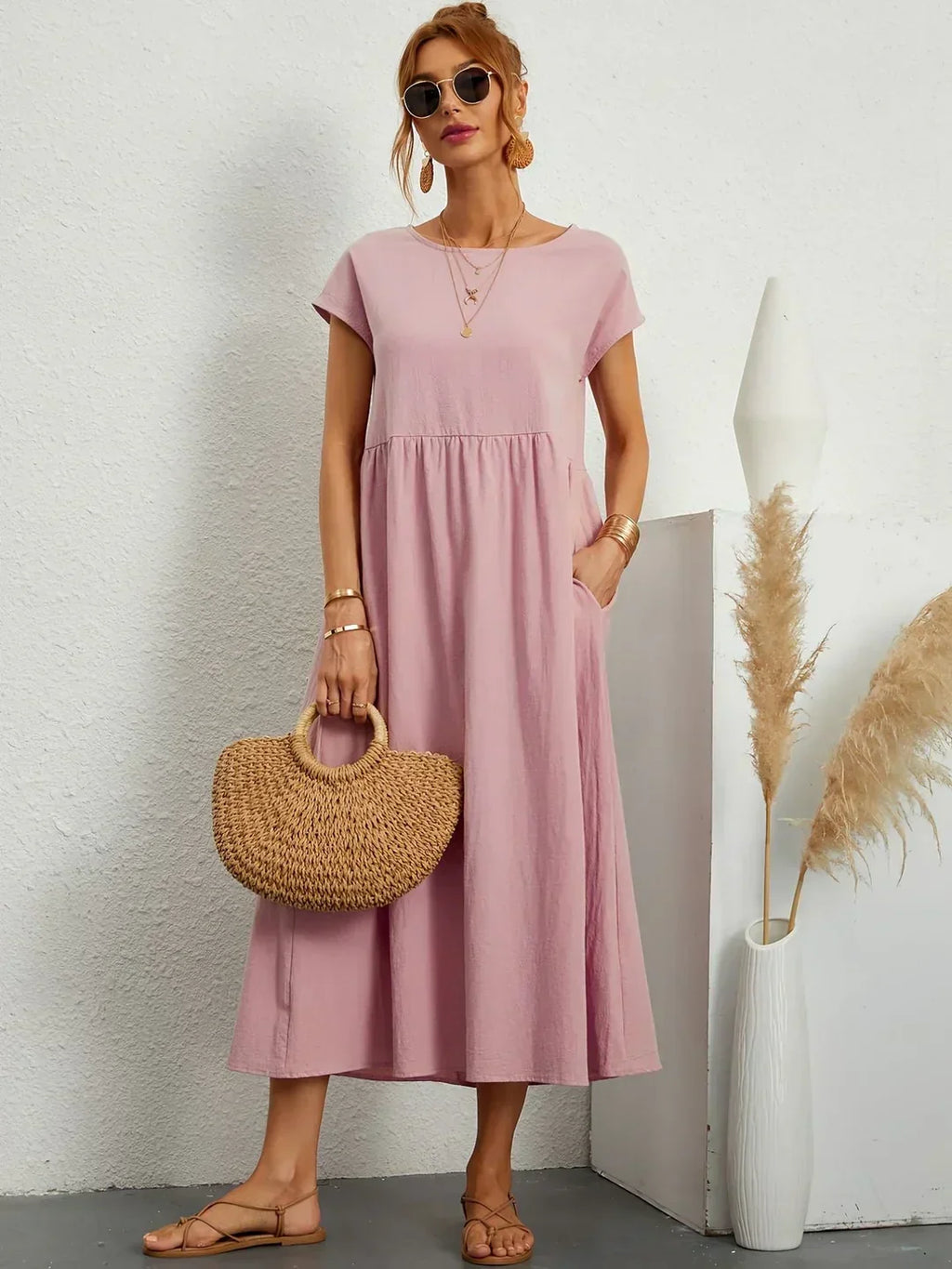 Gabriela™ | Vestido midi elegante y cómodo
