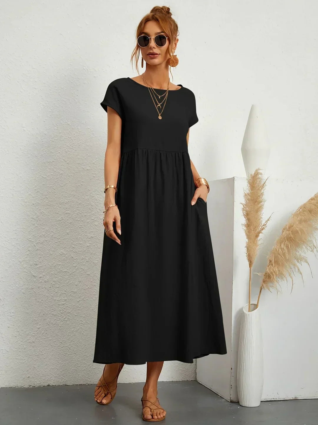 Gabriela™ | Vestido midi elegante y cómodo