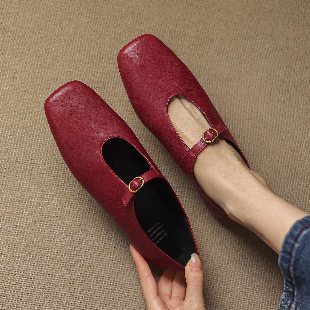 Eleanor | Bailarinas Mary Jane con T-Strap - Isabel de Sevilla