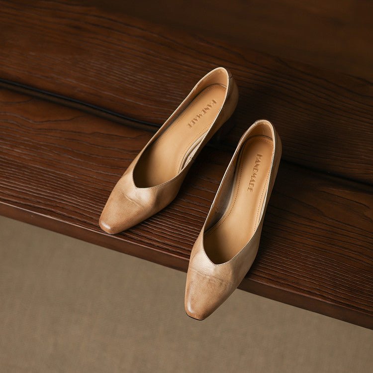 Lila | Tacones de Bloque con Punta - Isabel de Sevilla