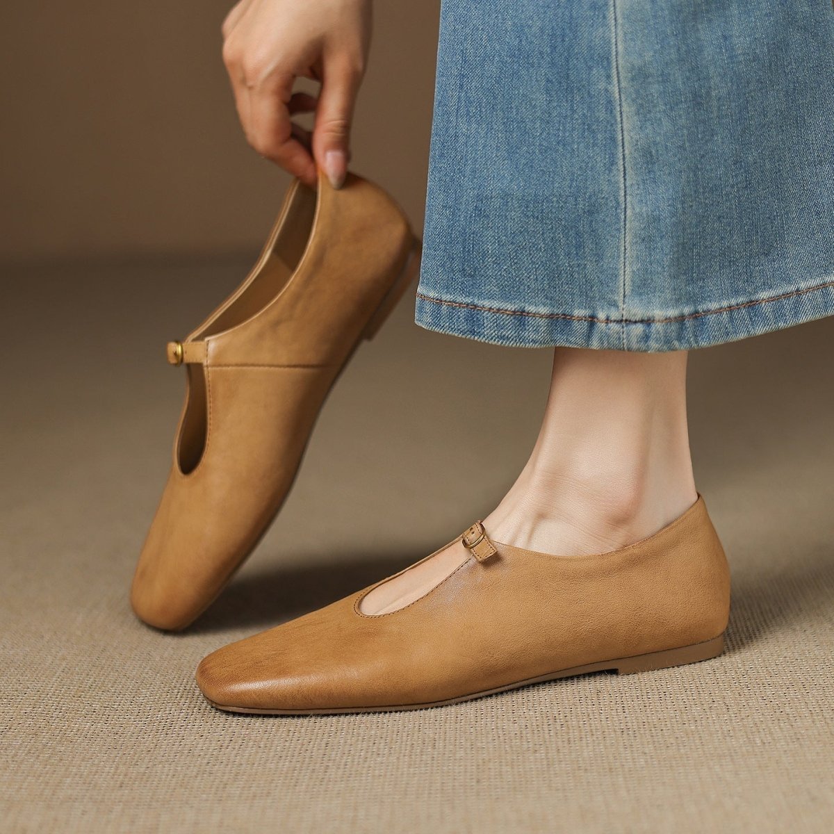 Eleanor | Bailarinas Mary Jane con T-Strap - Isabel de Sevilla