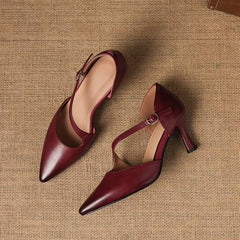Diana | Elegantes Tacones con Tira Cruzada - Isabel de Sevilla