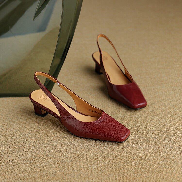 Marion Reeve | Tacones Slingback Refinados - Isabel de Sevilla