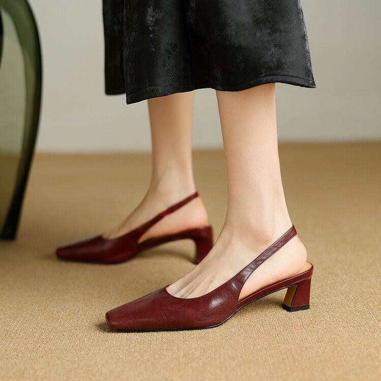 Marion Reeve | Tacones Slingback Refinados - Isabel de Sevilla