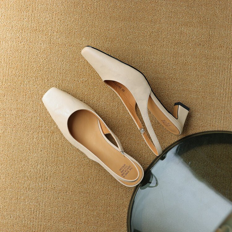 Marion Reeve | Tacones Slingback Refinados - Isabel de Sevilla